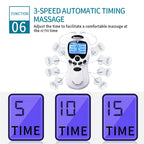 Tens Machine Physiotherapy Electronic Pulse Muscle Stimulator Relax Neck Back Shoulder Hand Pain Relief Electrotherapy