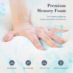 JHK 2-3 Inch Memory Foam Mattress Topper Queen Size Thick Gel  Cooling Mattress Soft and Breathable Bed Topper Bedroom Furniture