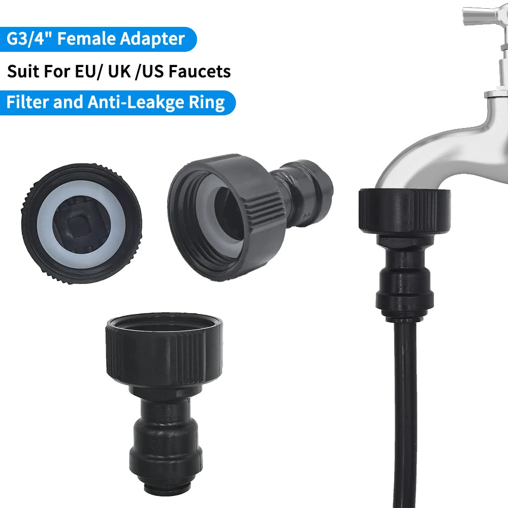 GEEIRR Irrigation spray nozzles kit For Greenhouse Garden Flowers Plant Watering 360° Adjustable Misting Cooling systems