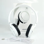3.5mm Plug Wired Headphones Foldable Headphones Bass Stereo Fashion Music Earphones For PC MP3 Smartphones Tablet