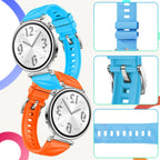 18mm Women Strap for Huawei Watch GT6/5 41mm Sport Silicone Replacement Band for Huawei Watch GT4 41mm Breathable 18mm Wristband