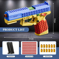 SIG17/USP Building Block Toy Gun Shell Throwing Continuous Firing Airsoft Blowback Empty Hanging Toy Pistol for Outdoor CS Game