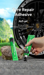 Tire Repair Glue Waterproof & High Temperature Resistant Black Sealing Waterproof And High-Temperature Resistant Repair Adhesive