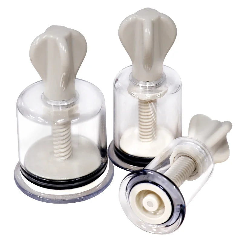 Professional Cupping Medical Chinese Vacuum Body Massager Vacuum Cupping Stimulation Nipple Sucker Inverted Suction Enlarger Cup