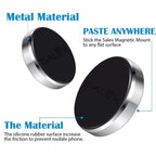 2PC Magnetic Car Phone Holder Universal Car Phone Stand for iPhone Xiaomi Huawei Samsung Dashboard Wall Mounted Car Magnet Sticker