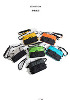 Outdoor Sports Crossbody Sling Bag Nylon Retro Waterproof Tear-Resistant for Cycling Running Hiking Outdoor Essentials