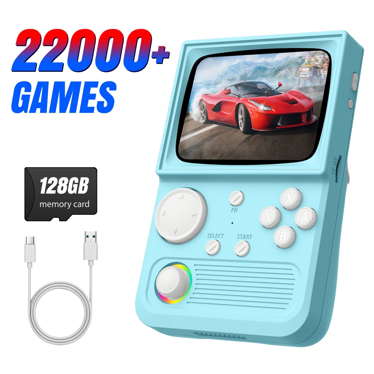 AISLPC R36T Handheld Game Console 18000+Game 3.5'' IPS Screen Wi-Fi Multiplayer Portable Pocket TV Video Console Ship From US