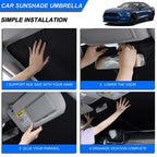 Car Window Sunshade Cover Sun Shade Windshield Visor Protector Windscreen Folding Auto UV Protection Curtain Styling Accessories