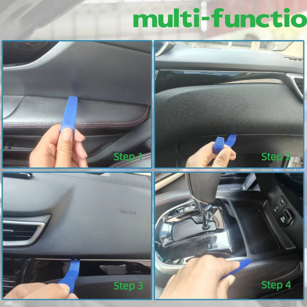 26PCS Car Door Tool Kit Air Wedge Pump Emergency Car Open Unlock Tool Auto Window Door Open Fixing Gripper Tools Long Reach Grabber Hooking Key Lost Hand Tools With Carrying Bag