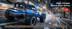 1:16 Scale Remote Control Monster Truck High Speeds 20KMH Off-Road RC Car with LED Lights for Adults Kids Durable Gift Ready for