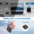 15W Magnetic Wireless Chargers 3 in 1 Foldable Phone Charge Dock Fast Charg Travel for Apple Watch IPhone 14/13/12/11/X AirPods