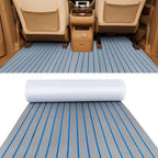 240*60cm/240*90cm EVA Foam Non-Slip Boat Deck Mat 6mm Thick Waterproof Marine Yacht Faux Teak Decking Sheet Flooring Carpet Pad