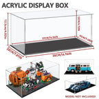 1:14 Scale Transparent Acrylic Display Box, Suitable for the Protection and Display of Toy Car Models, Building Blocks, Small Collectibles, and Figurines (Inner Dimensions 37X19X12Cm)