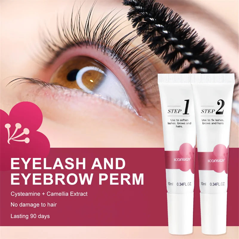 ICONSIGN Fix Lash & Brow Perming Tube Set Lash Lift Brow Lamination Perm Fixation Setting Lotion Eyelashes Health Makeup Tools