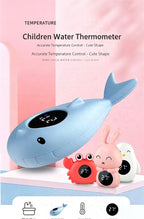 Baby Bath Water Thermometer Fit Newborn Infant, Digital Waterproof Shower Temperature Gauge Cute Cartoon Floating Thermometer Fo