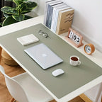 1pc Large Faux Leather Mouse Pad, Non-Slip Waterproof Desk Pad for Office, Desk, Mouse Pads for DeskEasy To Clean, Mouse Pads