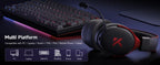 MCHOSE V9 Pro Wireless Gaming Headset 7.1Surround Sound Headphones Noise Canceling Mic Low Latency Lightweight for PS5 PC SWITCH