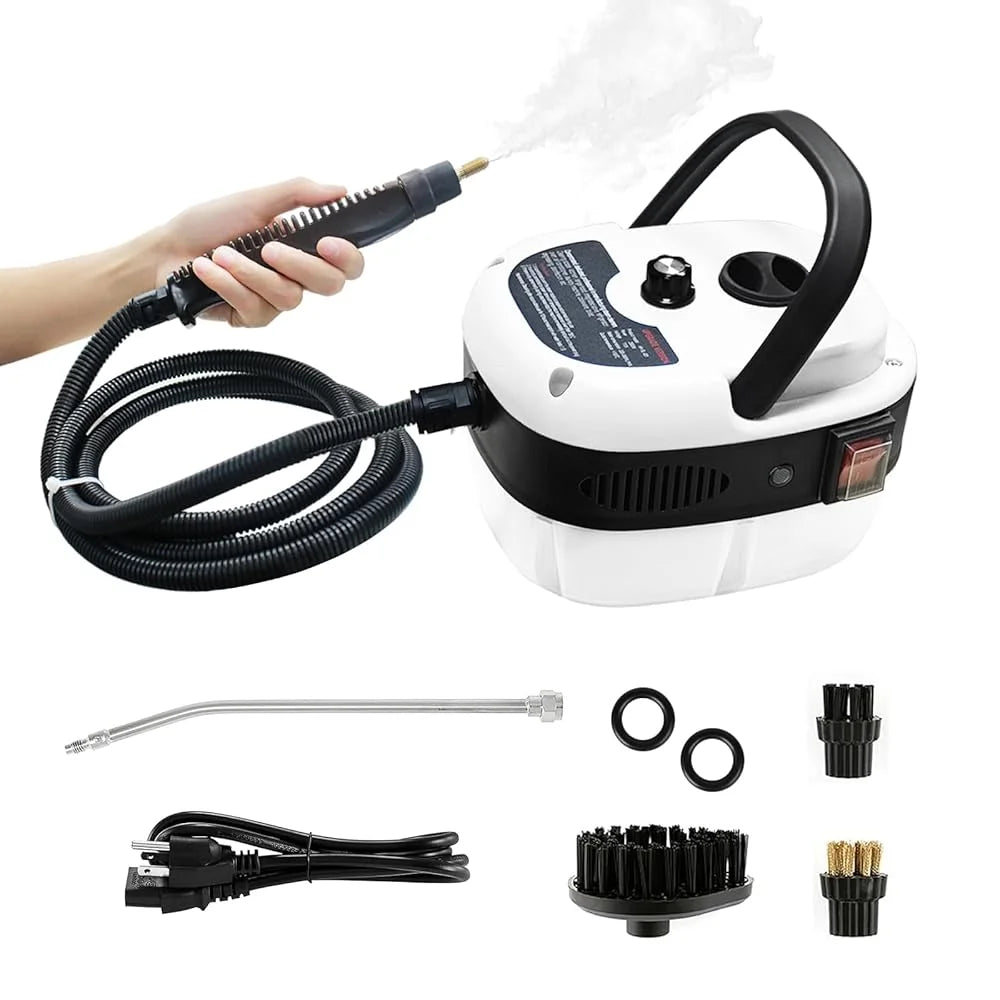 2500W High Temperature Steam Cleaner 110V Portable Handheld Steam Cleaning Machine With Multiple Accessories US Plug