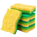 10pcs Multi-Layer Kitchen Sponge Scourer Soft Sponge Durable Stain-Removing Absorbent for Kitchen Dish Pot Tableware Cleaning