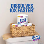 1000 Septic-Safe 1-Ply Toilet Paper - 4 Rolls: 1000 Sheets Per Roll
