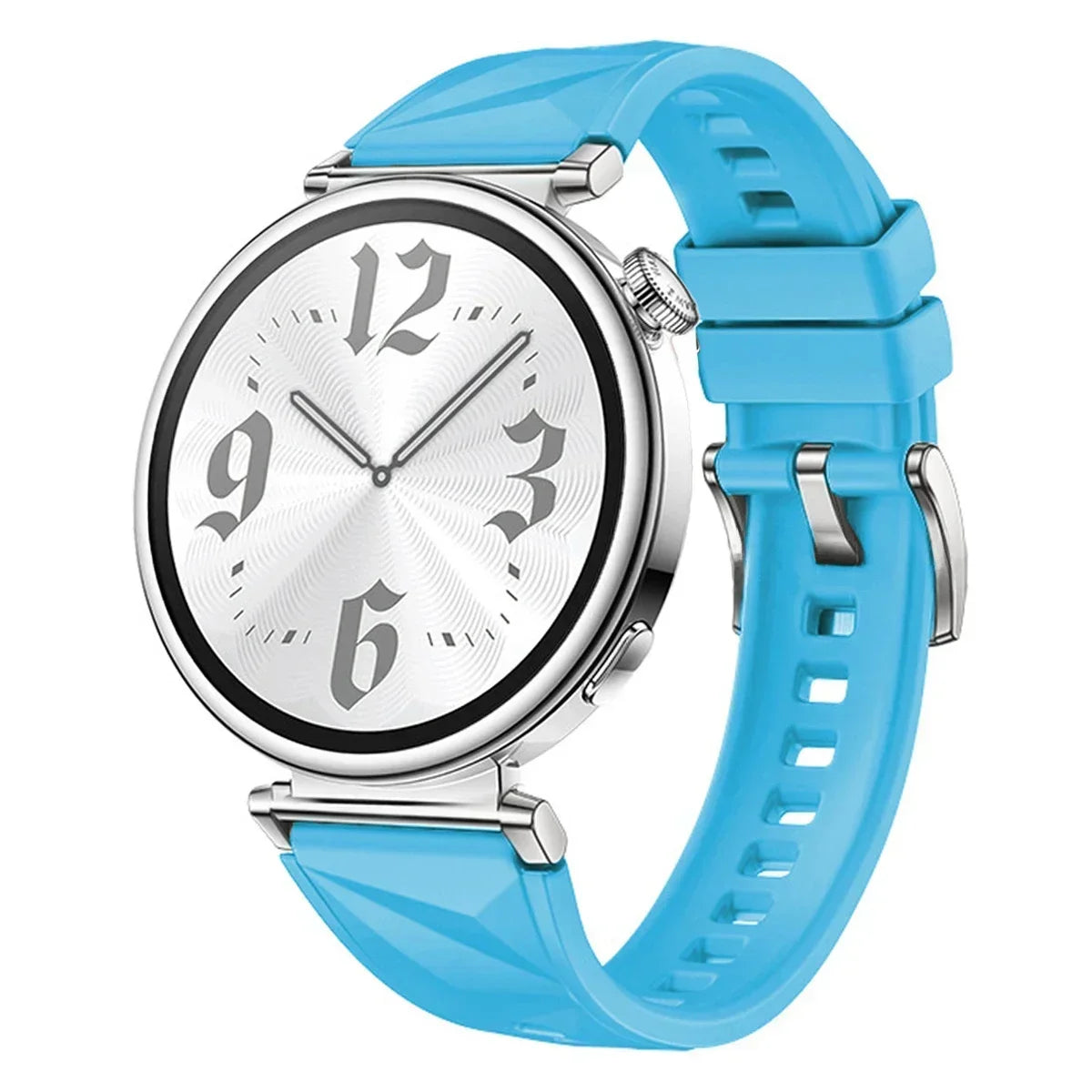 18mm Women Strap for Huawei Watch GT6/5 41mm Sport Silicone Replacement Band for Huawei Watch GT4 41mm Breathable 18mm Wristband