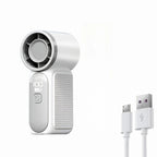 2026 New High-Speed Mini Handheld Small Fan, 100-Speed Small Wind Cannon USB Charging Battery Life Turbine Portable Outdoor Fan