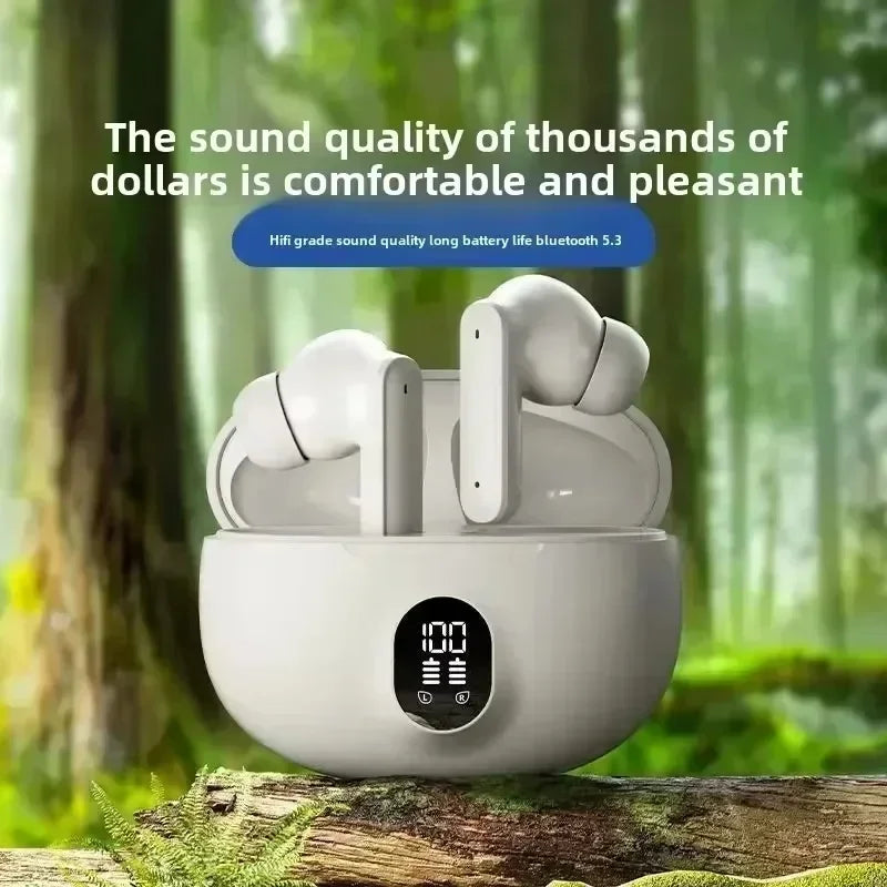 TWS Wireless Headphones Earphone Bluetooth-compatible 5.3 Waterproof Headset with Mic Earbuds For All smartphones