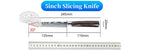 9 Types of Stainless Steel Kitchen Knife, Japanese Chef Knife, Meat Cleaver, Santoku, Bread, Boning, Slicing, Fruit Knife with Gift Box