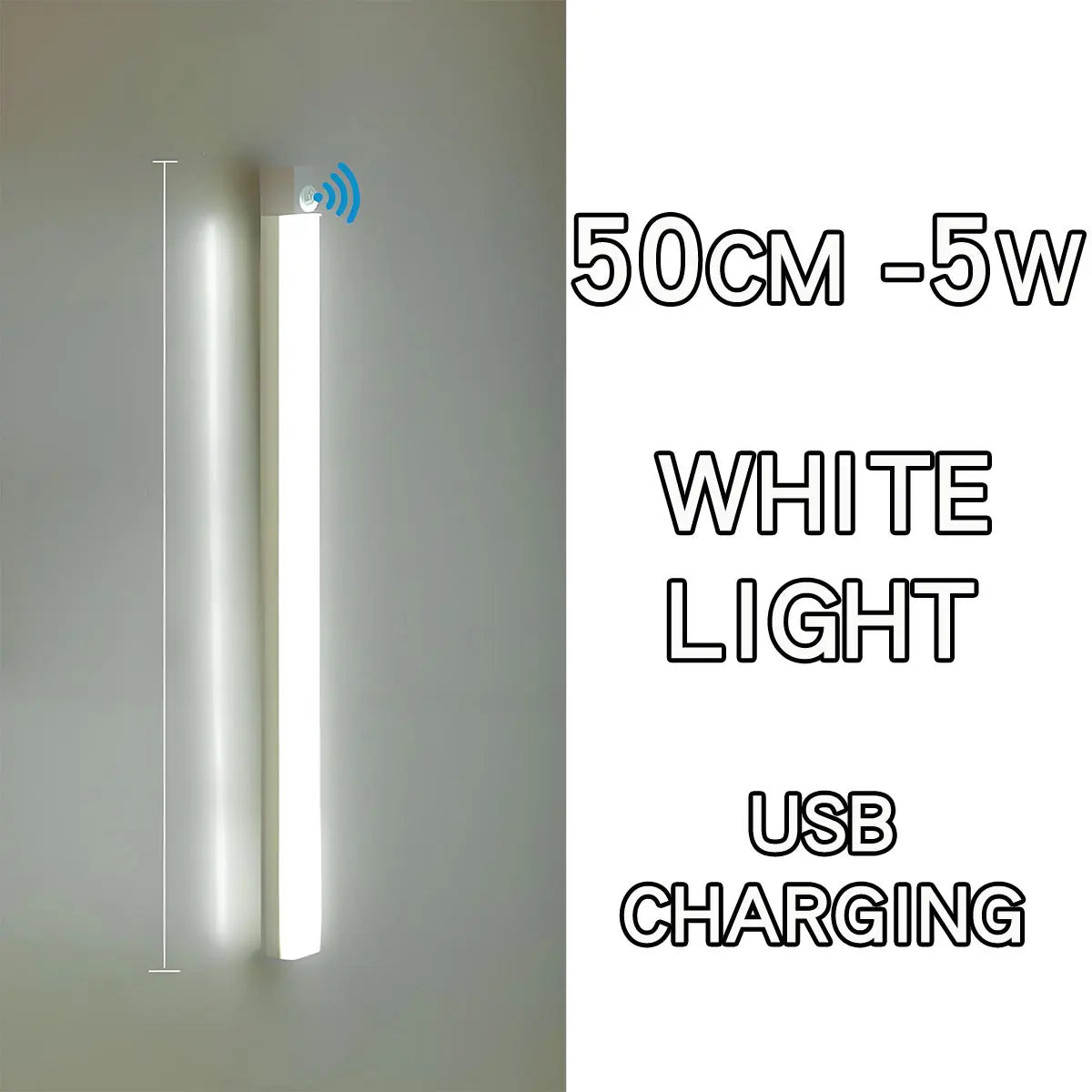 LED Motion Sensor Light Wireless LED Night Light Type C Rechargeable Light Cabinet Wardrobe Lamp Staircase Backlight For Kitchen