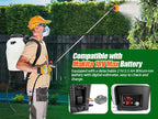 16L Garden Electric Sprayer Agricultural Irrigation Sprayer,Backpac Electric Weed Sprayer,100 PSI, Telescopic Wand, 5 Nozzles