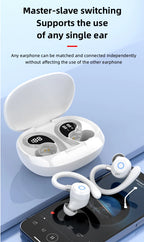 K09 Wireless Earphones Bluetooth Earbuds Dual Ear In-Ear Headphones with Digital Display Noise Reduction for Business And Sports