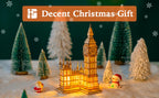 Rolife DIY Wooden 3D Puzzle Big Ben Model Building Kit Brain Teaser Puzzle Toy with LED Light for Home Decor Gifts for Adult Kid