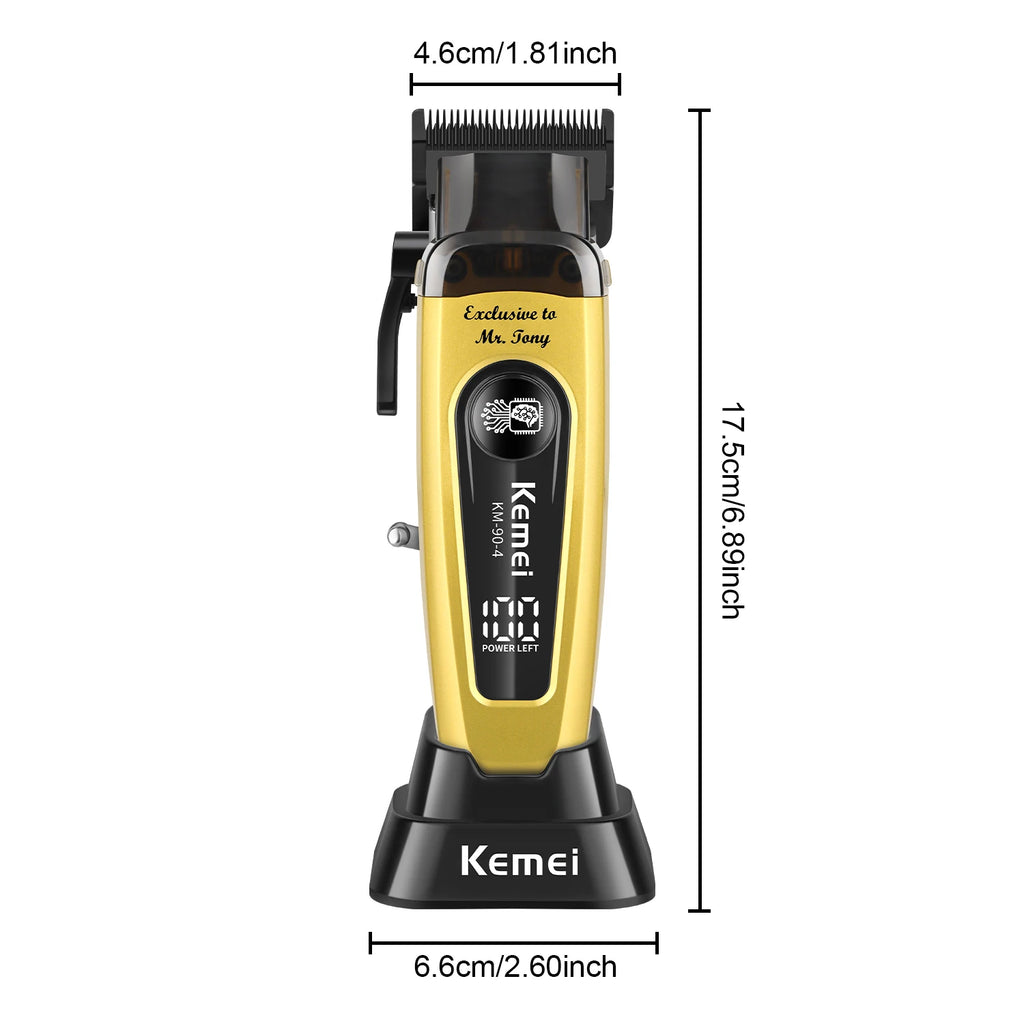 Hair Clippers for Men, Cordless Barber Clippers with LED Display 2299Hair Trimmer with Charging Base Professional Hair Clippers for Men, Cordless Barber Clipper T-Blade Beard Trimmer Foil Shaver Set, Rechargeable Electric Fad