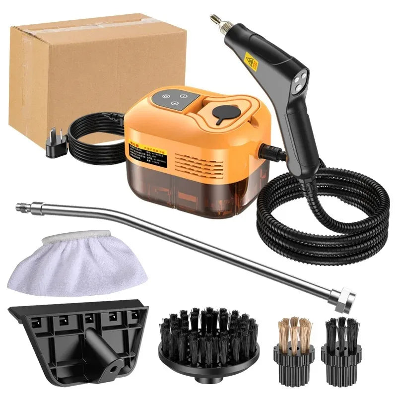 Handheld High Pressure Steam Cleaner High Temperature Household Cleaning Machine For Kitchen Car Sofa Window Tile Mirror