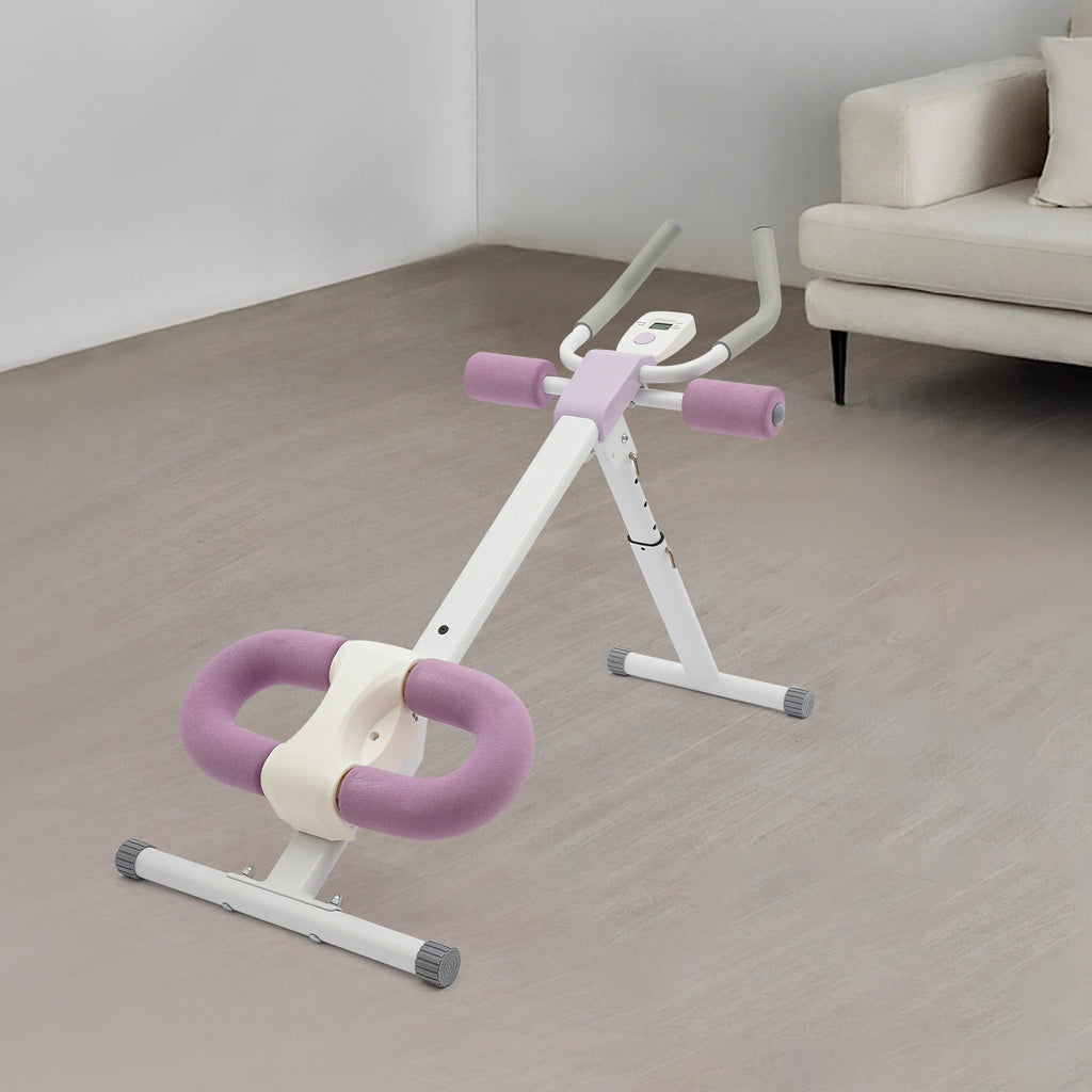 Abdominal Trainer Machine for Home Gym 44.88x19.6x21.2-27.5in 220lbs Capacity Adjustable Incline & Height Abs Workout