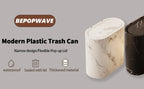 1pc Trash Can - 3.7 Gallon Dual Barrel, Odor Resistant, Easy To Clean, Rust Resistant, Ideal For Bathrooms, Kitchens, Offices