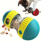 Interactive dog snack dispenser toy, suitable for all types of slow feeders, plastic pet toys, bringing fun and healthy eating