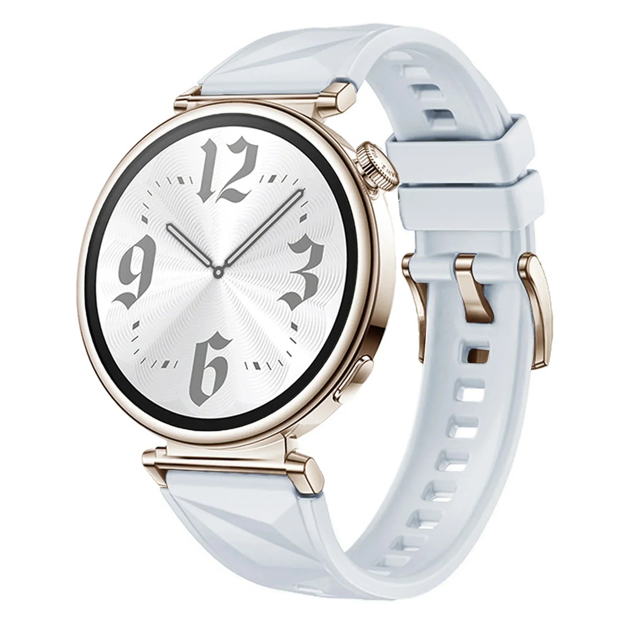 18mm Women Strap for Huawei Watch GT6/5 41mm Sport Silicone Replacement Band for Huawei Watch GT4 41mm Breathable 18mm Wristband