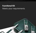 6/9 Pcs Set Professional Piece Nail Care Kit Stainless Steel Manicure & Pedicure Set Nail Clipper Set with Travel Case