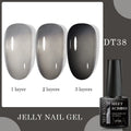 MEET ACROSS 7ml Cheese Glitter Sequins Gel Shimmer Candy Color Semi Permanent UV LED Gel For Nails Nail Art Hybrid Varnishes