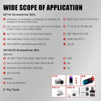 VMAN 100in1 Multifunction Ratchet Screwdriver Set Multi Magnetic Bits Mini Repair Tool Kit Household Tool For PC & Desk Etc.