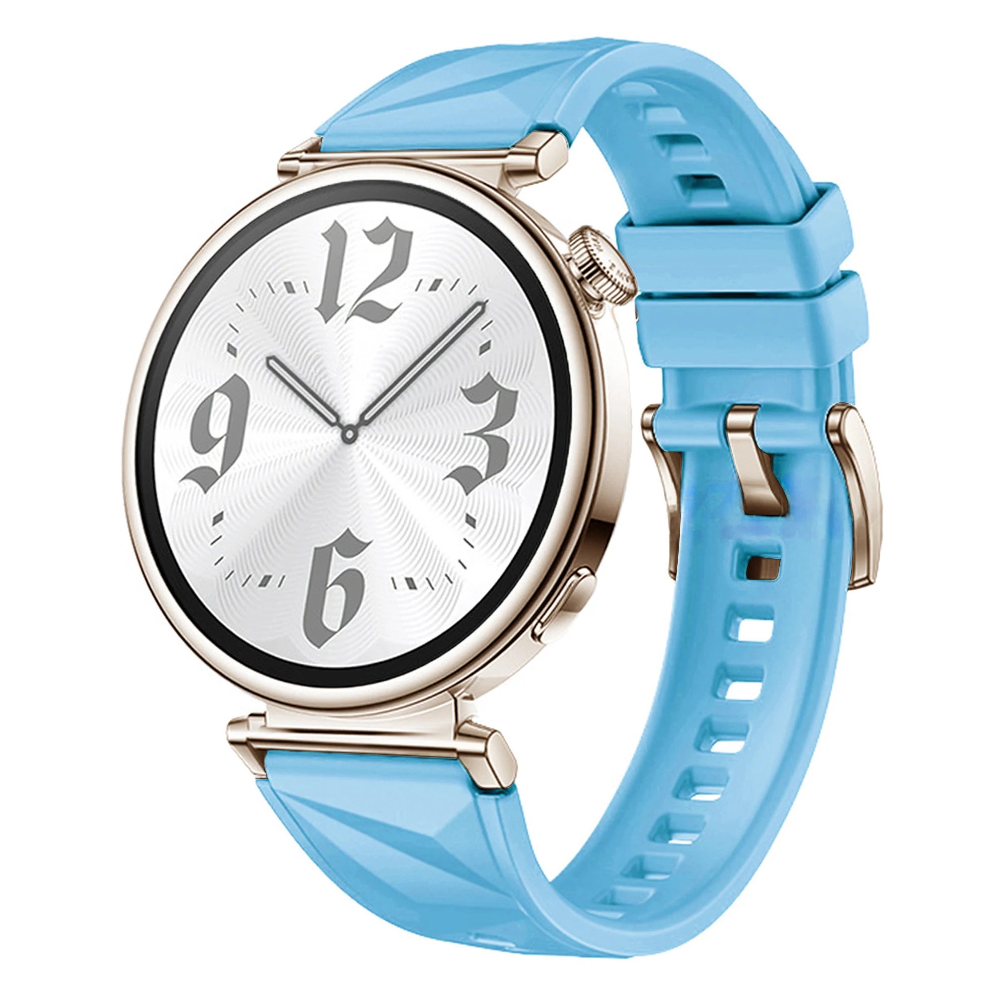 18mm Women Strap for Huawei Watch GT6/5 41mm Sport Silicone Replacement Band for Huawei Watch GT4 41mm Breathable 18mm Wristband