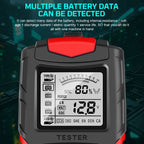 Car Motorcycle Battery Tester 12V 24V Smart Battery Checker Analyzer Test Repair Tools Auto Accessories Universal Lead Acid for RV Truck ATV