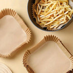 50-Pack Air Fryer Liners: Non-Stick Parchment Paper Liners for 5-8QT Air Fryers