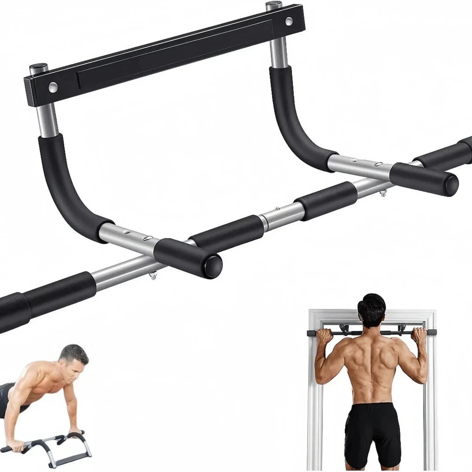 Doorway Chin Up Bar Pull Up Bar Sit Up Mutil-Function Home Gym Strength Training