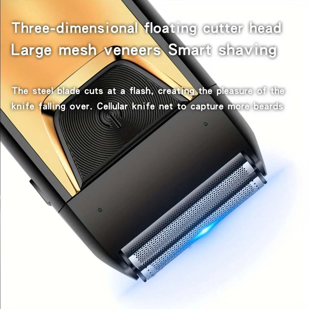 Professional Hair Clipper Set for Men, Rechargeable Cordless Hair Trimmer with LCD Display, 1pc/2-in-1/3-in-1 Grooming Kit with Foil Shaver & T-Blade Trimmer, Barber Haircut Machine with Accessories