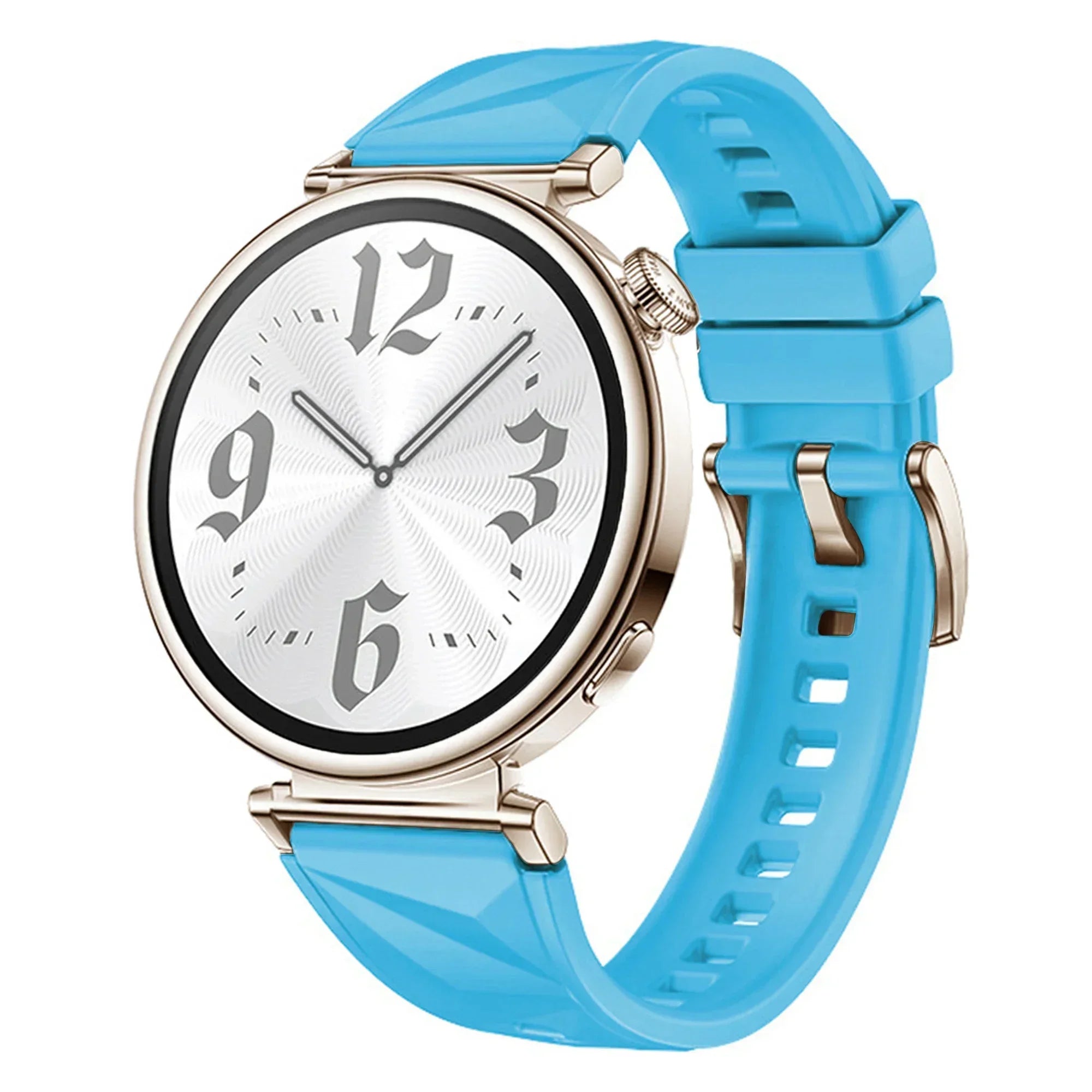 18mm Women Strap for Huawei Watch GT6/5 41mm Sport Silicone Replacement Band for Huawei Watch GT4 41mm Breathable 18mm Wristband