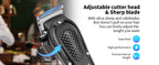 HIENA PRO Professional Hair Clipper Set Cordless Barber Kit and Hair Cutting Set Electric Foil Shavers and Beard Trimmers set