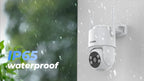 H.VIEW 3MP PTZ IP Camera WiFi Outdoor AI Human Detection Audio  Wireless Security CCTV Camera