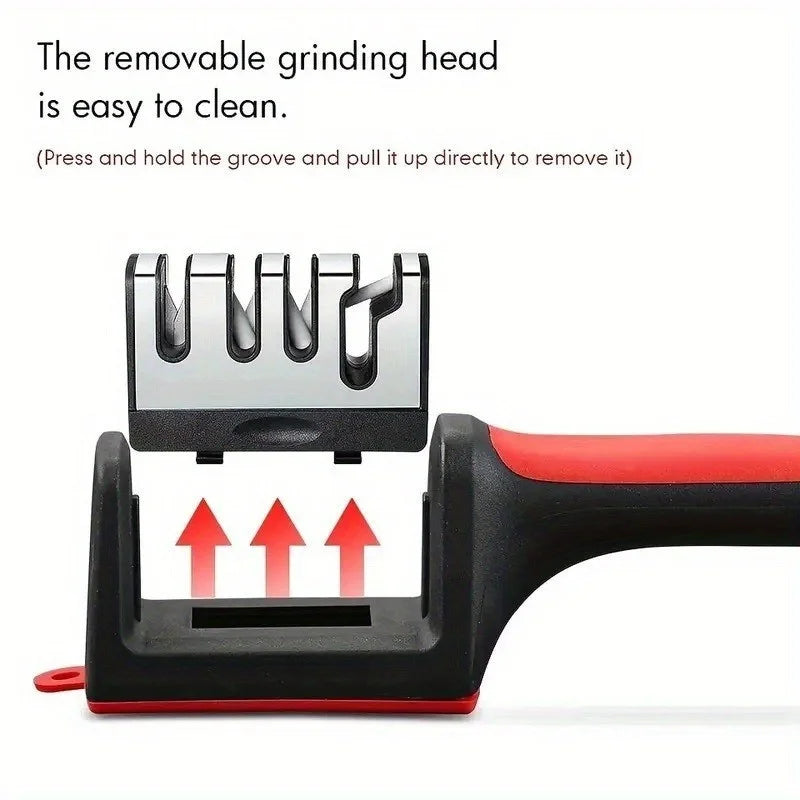 1-Pack Knife Sharpener Tool - Super Bowl Prep Edge Maintenance for Slicing Meats & Vegetables